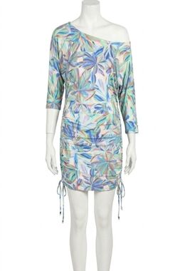NEW VERONICA M shirred stretch tunic dress in leighton